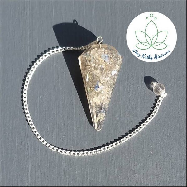 Pendule Labradorite orgonite