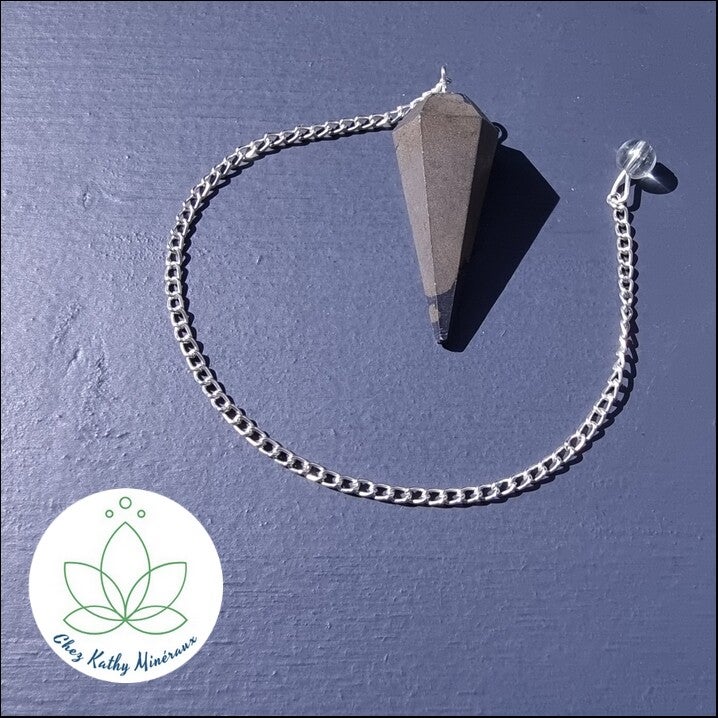 Pendule Pyrite conique