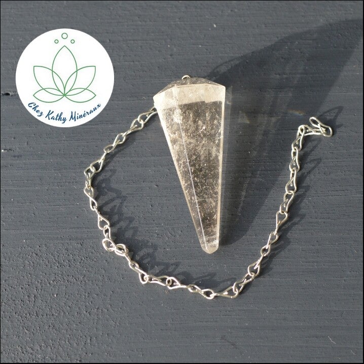 Pendule Quartz fumé
