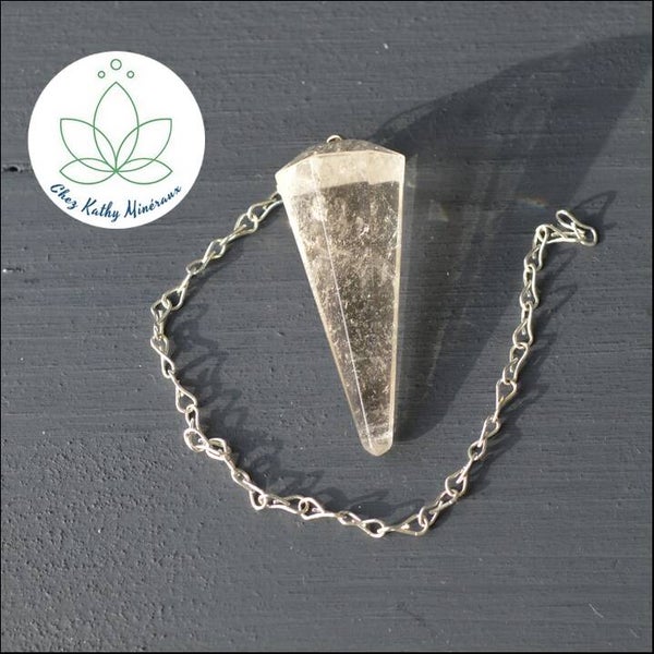 Pendule Quartz fumé