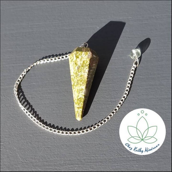 Pendule Unakite conique