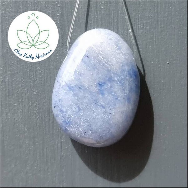 Pierre percée Quartz bleu