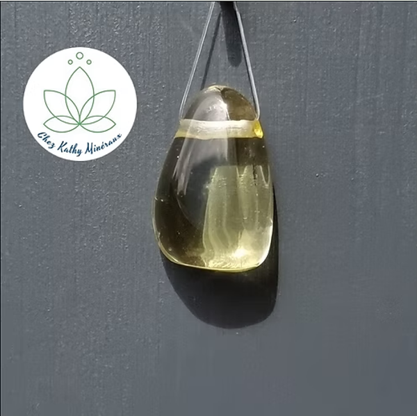 Pierre percée Quartz citron