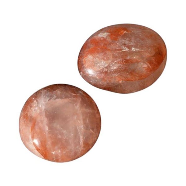Quartz hématoide galet