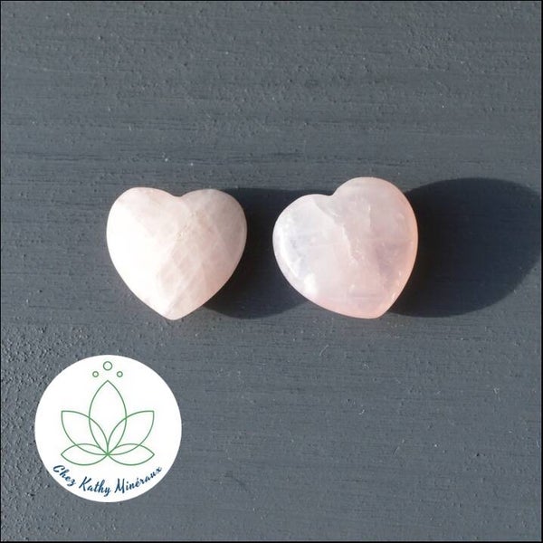 Quartz rose coeur 2cm