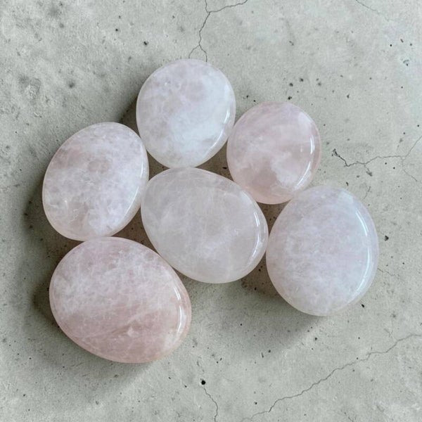 Quartz rose galet