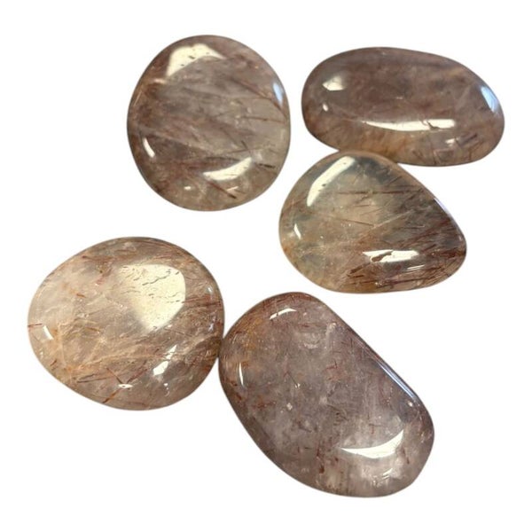 Quartz rutile galet