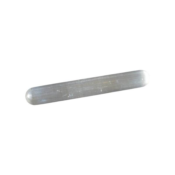 Sélénite bâton de massage environ 15 CM