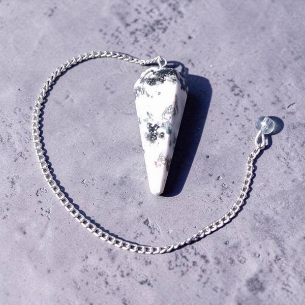 Pendule Agate arbre conique