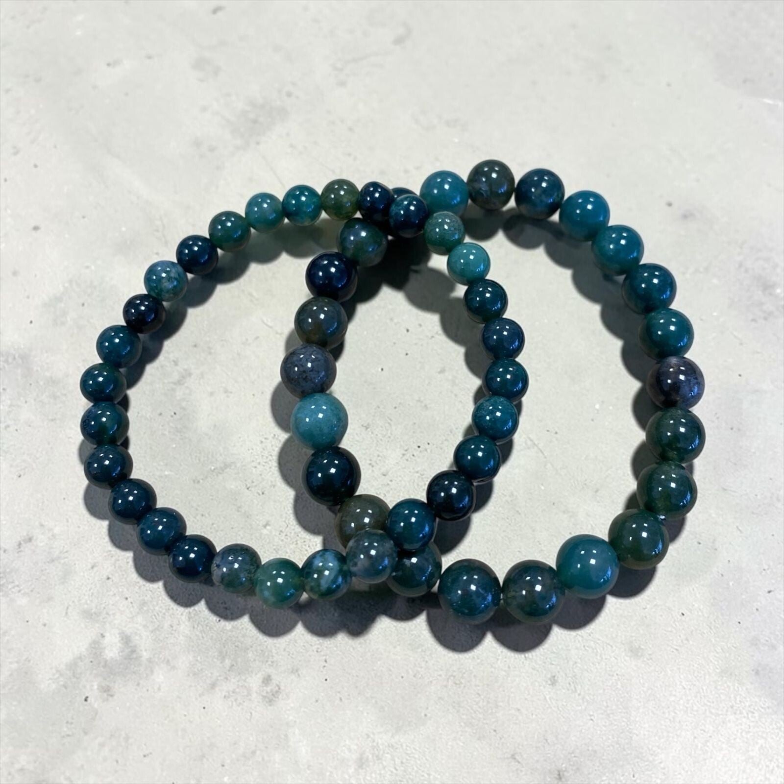 Bracelet Agate mousse