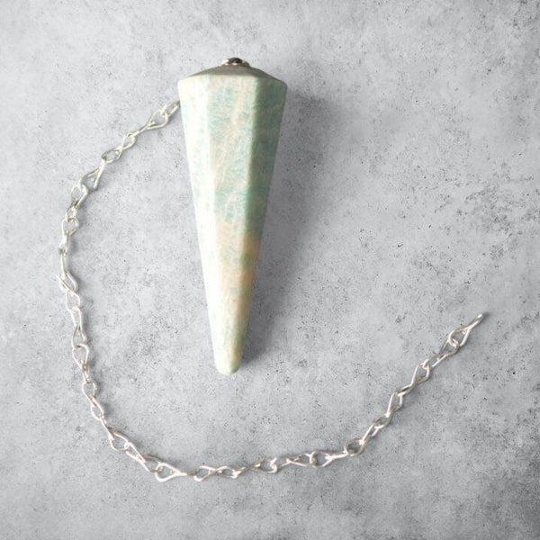 Pendule Amazonite conique