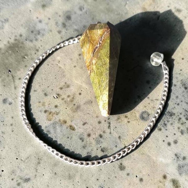 Pendule Unakite conique