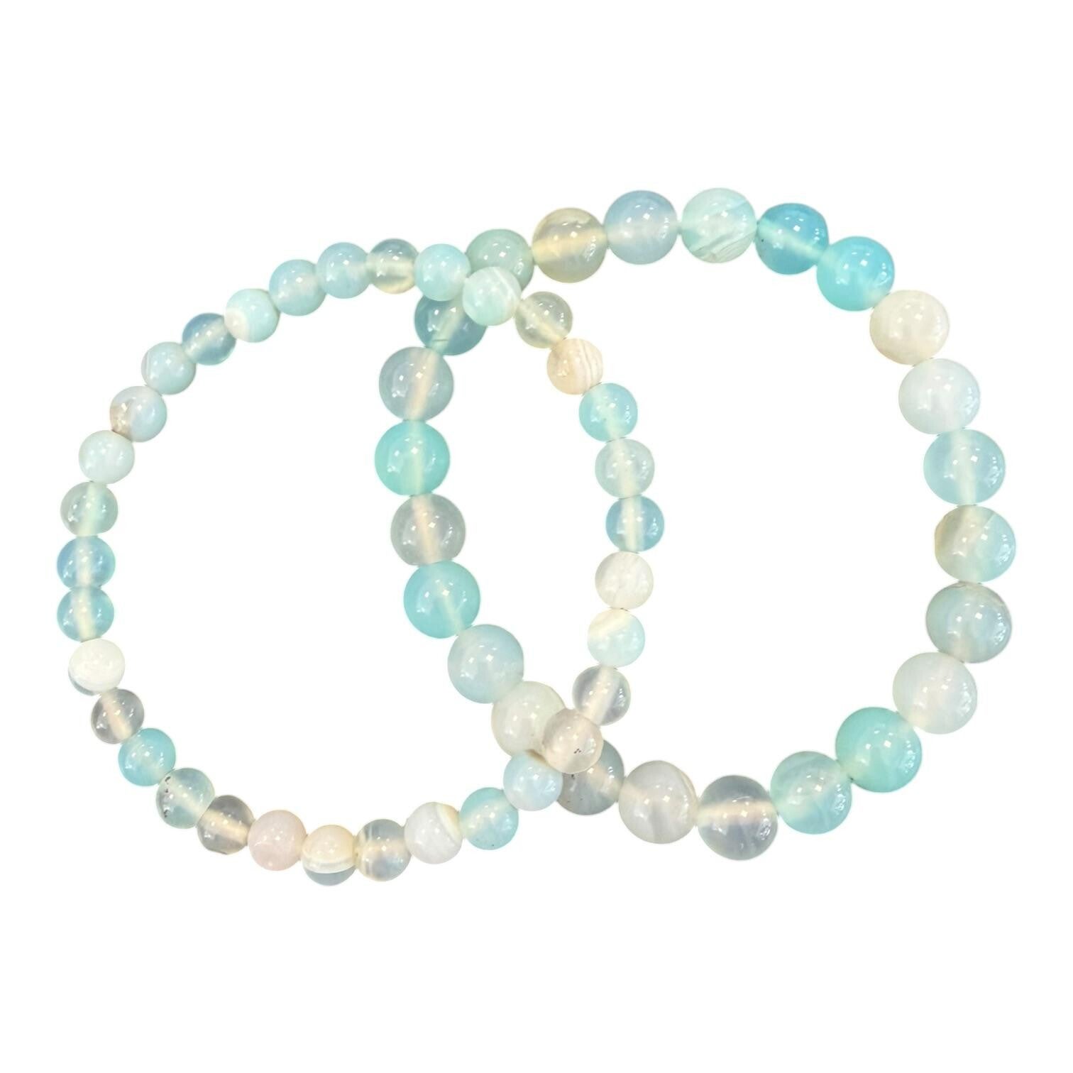 Bracelet Agate bleue