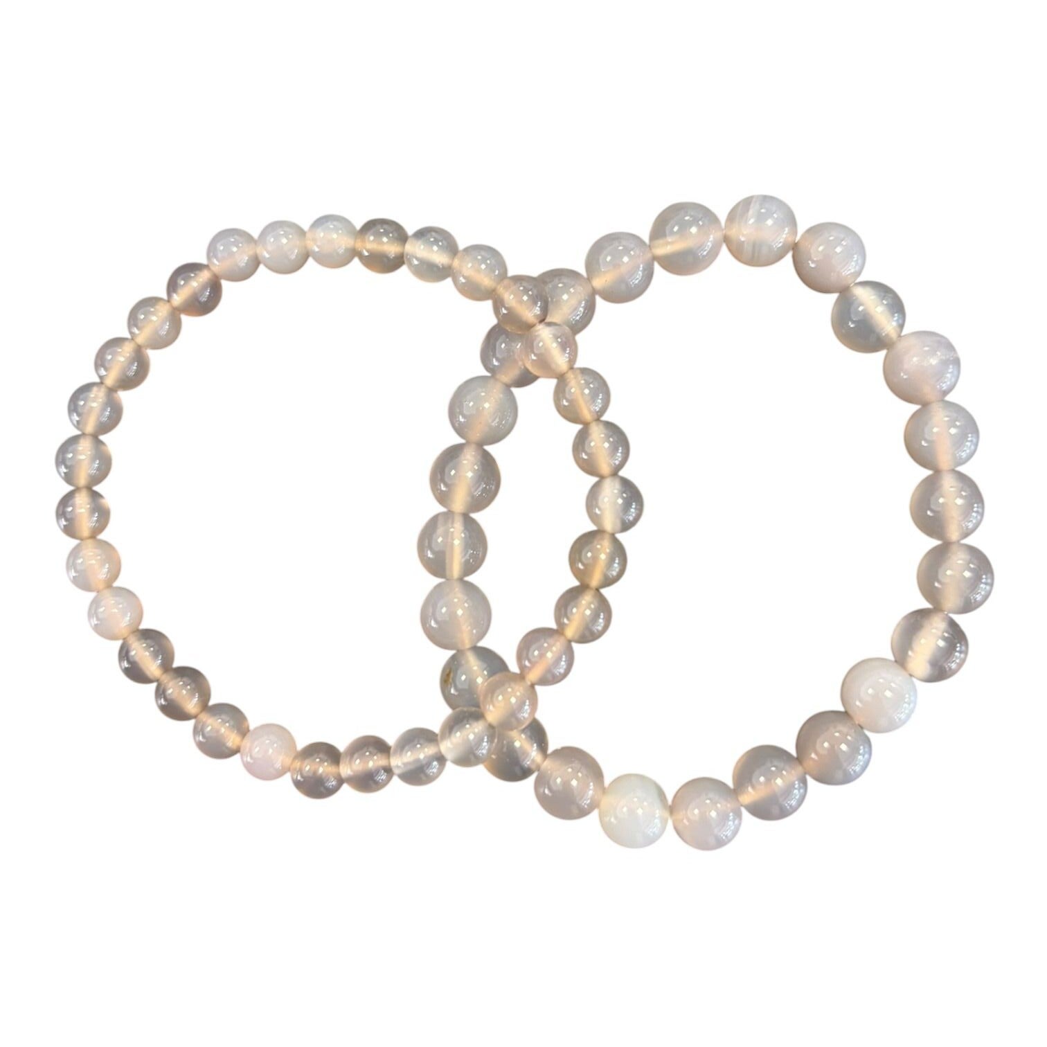 Bracelet Agate grise