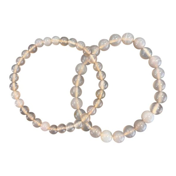 Bracelet Agate grise