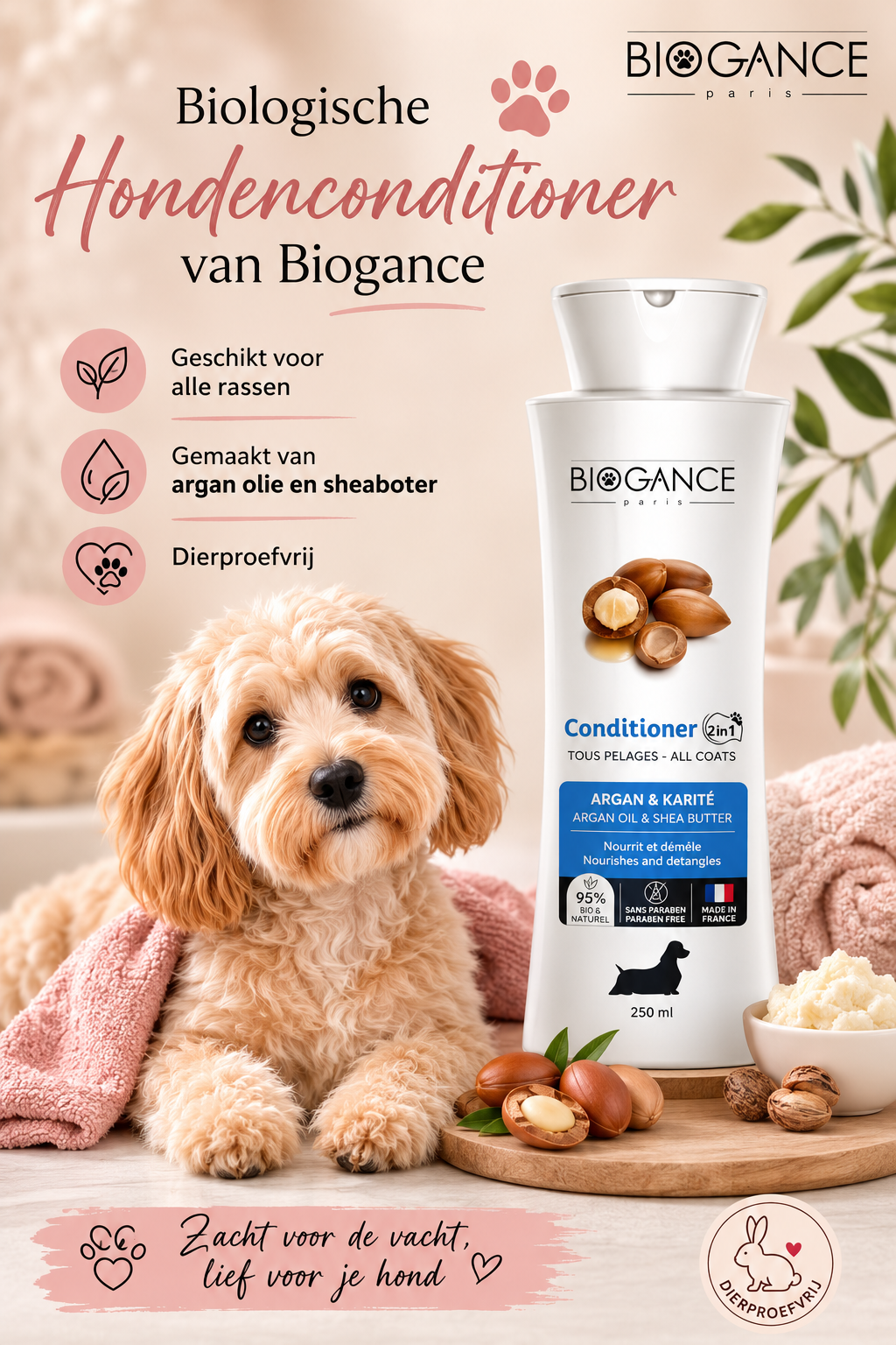Biogance Organissime Universeel Conditioner 250 ml
