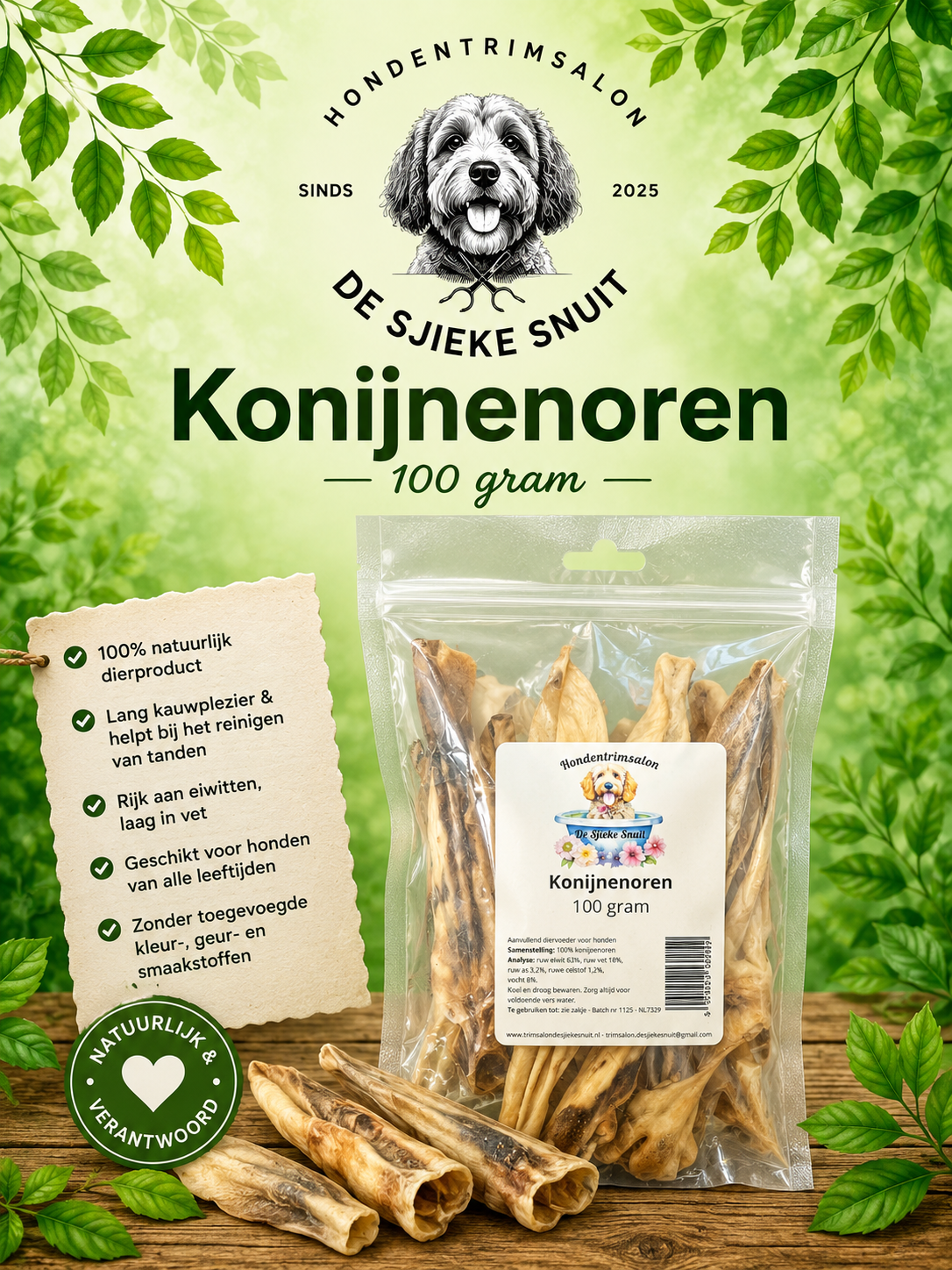 Konijnenoren - 100 gram