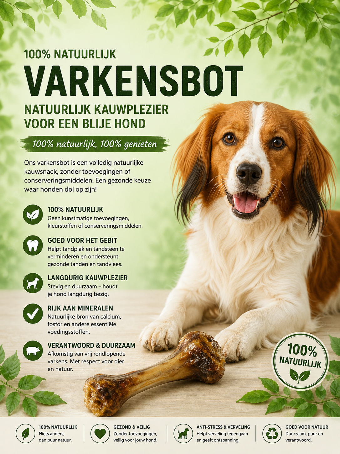 Varkensbot +/- 230 gram