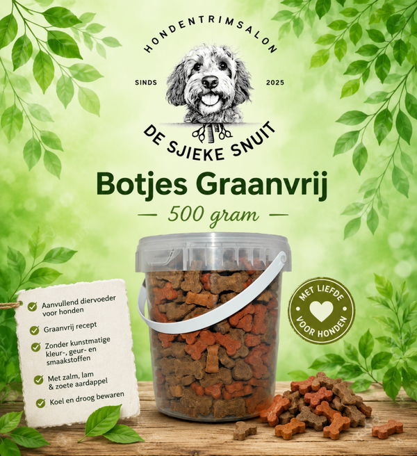 Botjes graanvrij 500 gram