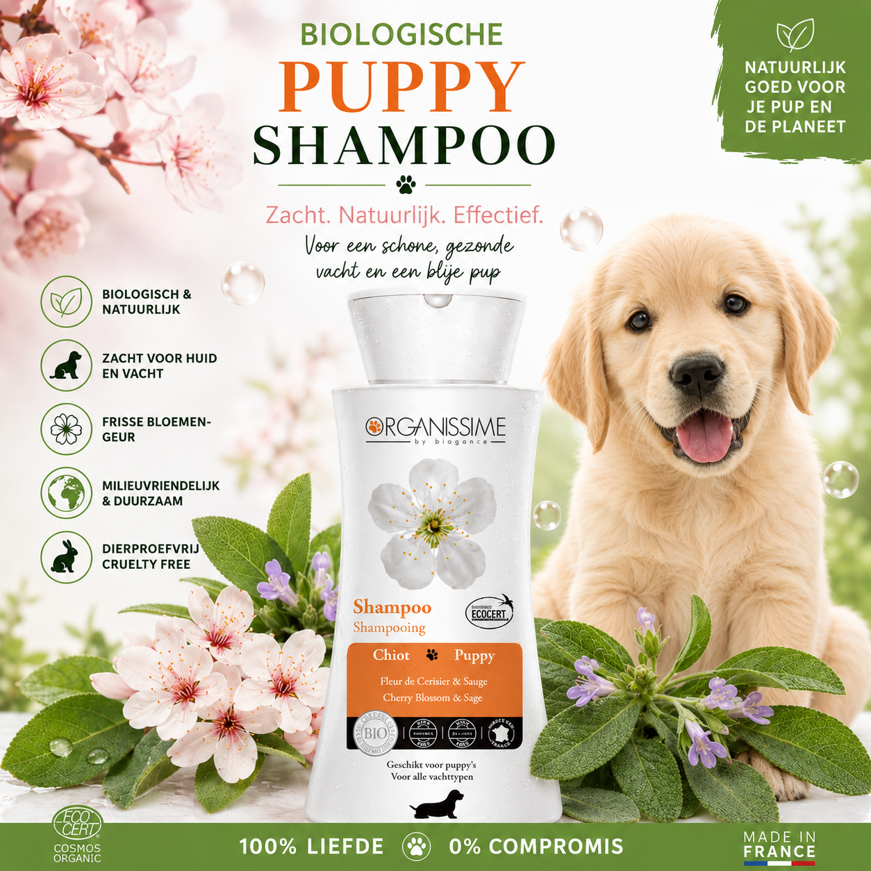 Biogance Organissime Puppy Shampoo Ecocert