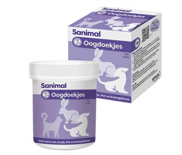 Sanimal Oogdoekjes Hond & Kat