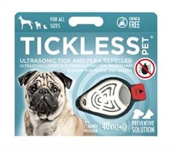TICKLESS TEEK EN VLO AFWEER VOOR HOND EN KAT BEIGE
