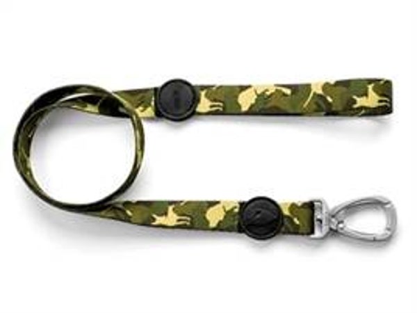 MORSO HONDENRIEM GERECYCLED FULL METAL DOG BRUIN 120X1,5 CM