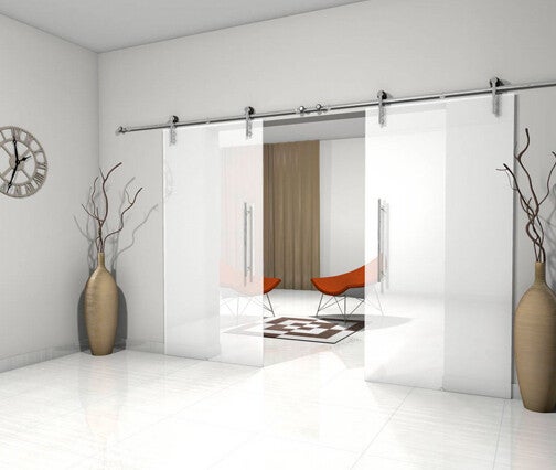 Schiebetüre Rohrsystem von Traumglass Schweiz