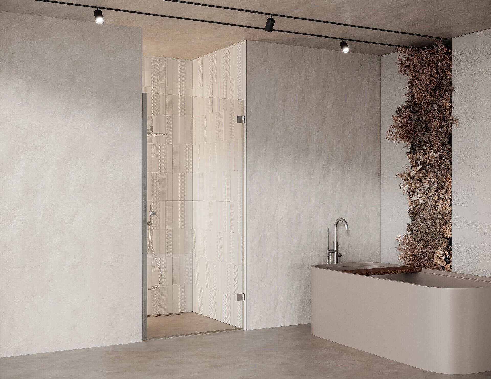 Maßgeschneiderte Duschtür ELAN