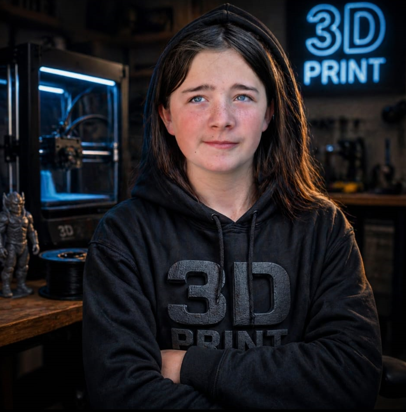 Defeaun van Baaren, oprichter van Just 3DvB Prints — 3D-printspecialist uit Jabeek, Limburg