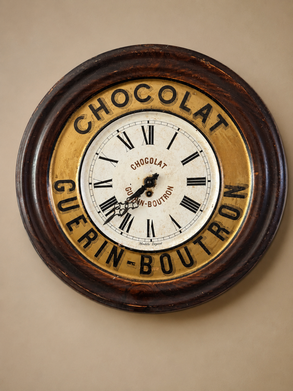 Horloge publicitaire « Chocolat Guérin-Boutron »
