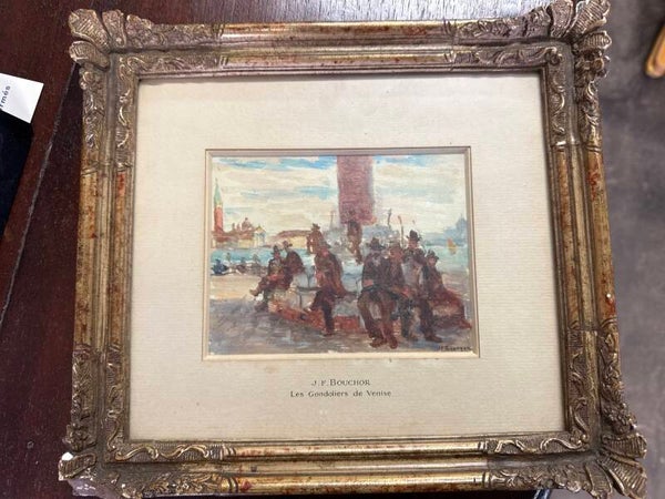 Gouache sur papier, Jean-Félix BOUCHOR (1853-1937)