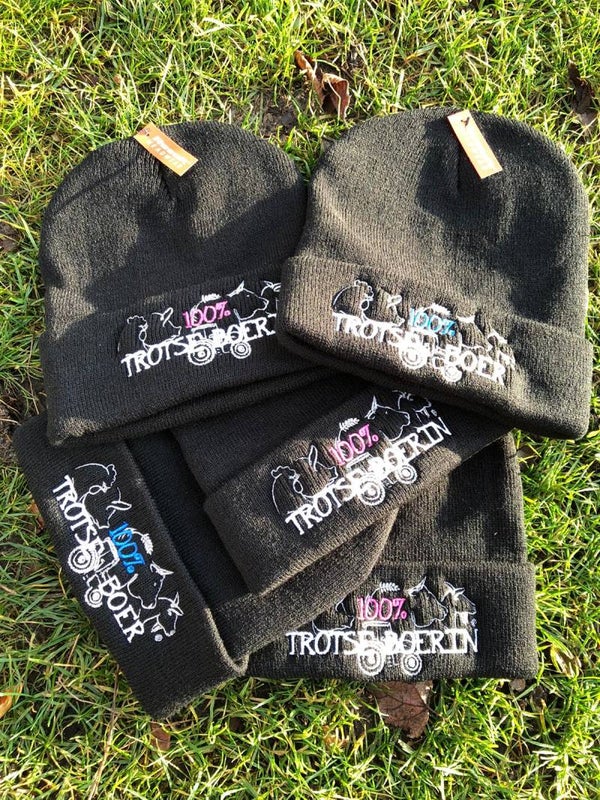 Muts 100% trotse boerin logo