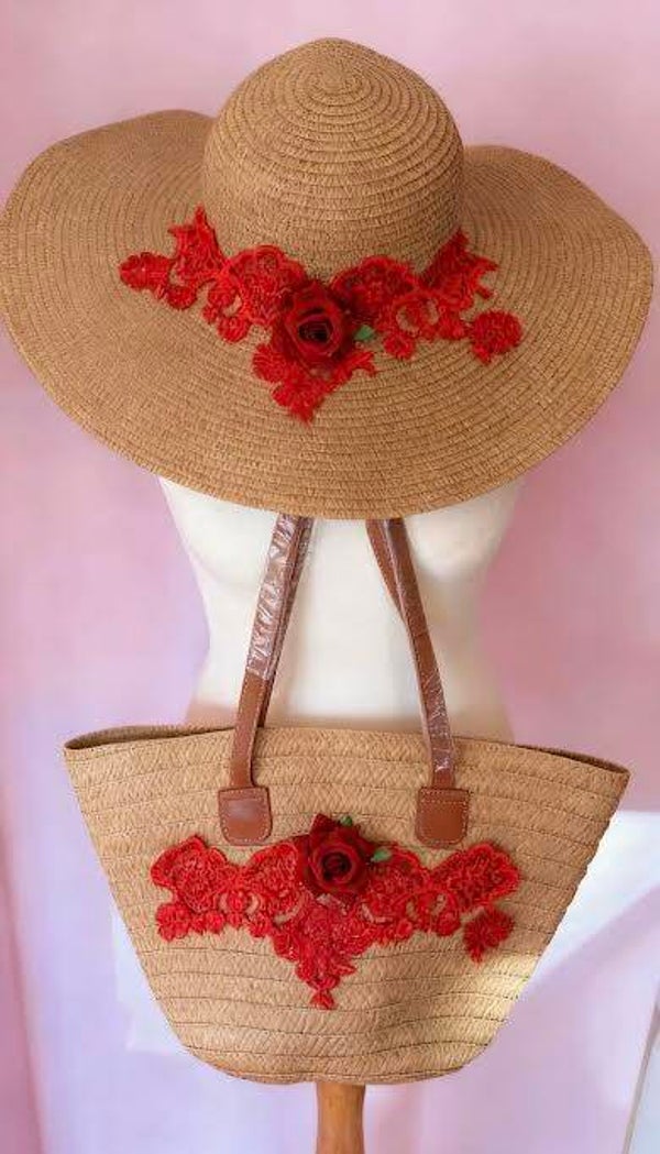 Large rimmed hat set