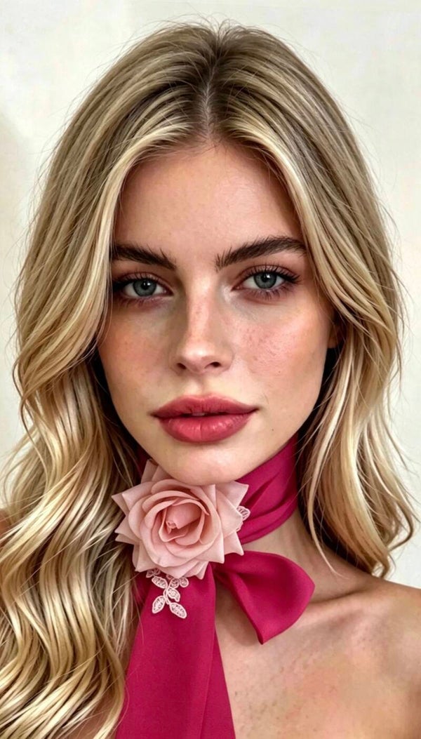 Pink & pretty tie