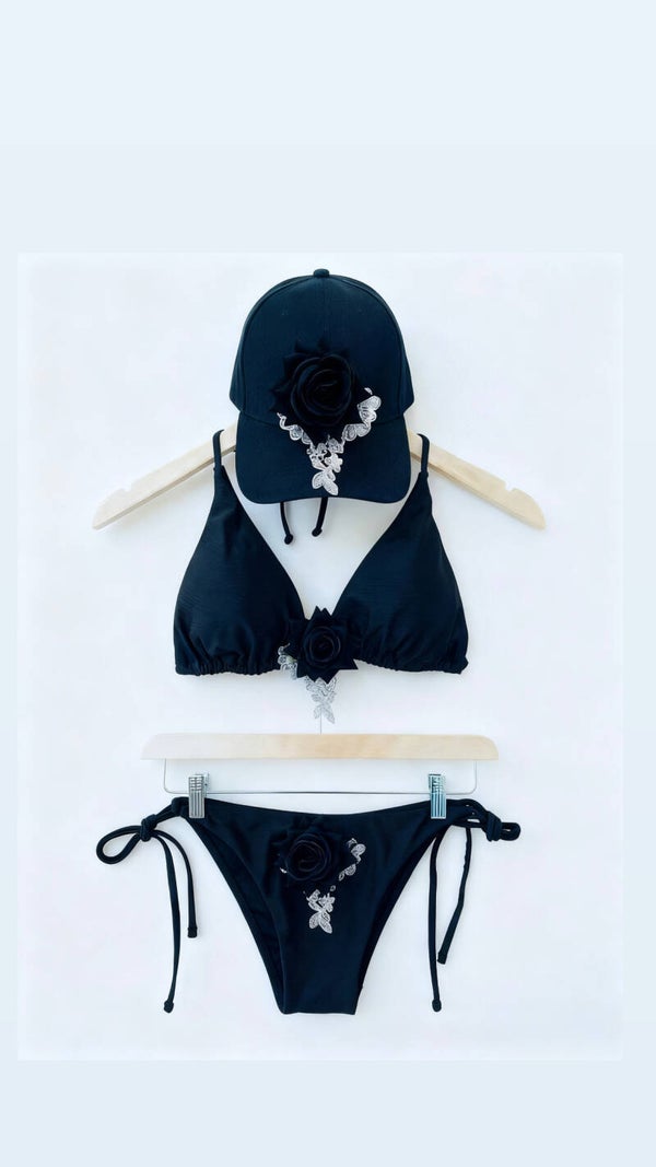 Afterdark rose bikini