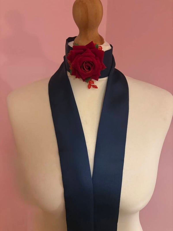 Crimson red Elegance Choker