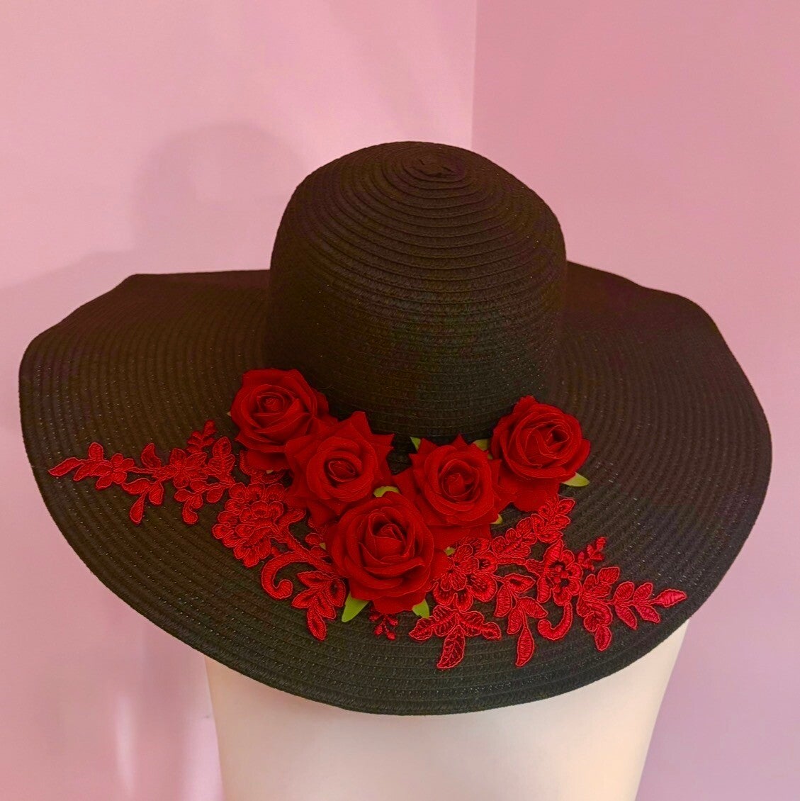 The Temptress large rimmed hat