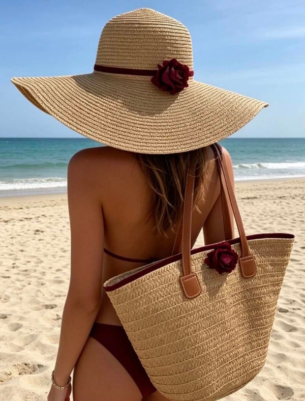 The Crimson Bloom Straw Ensemble