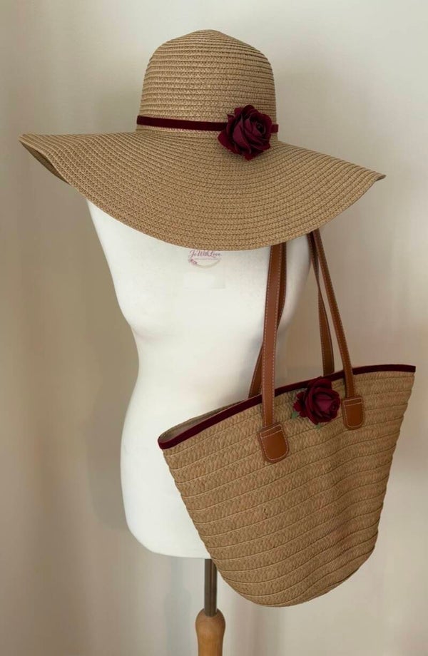 The Crimson Bloom Straw Ensemble