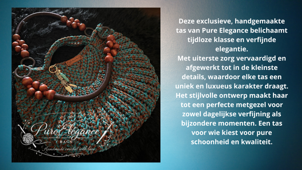 Hand made gehaakte tas