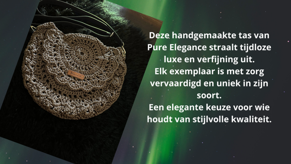 Hand made gehaakte tas