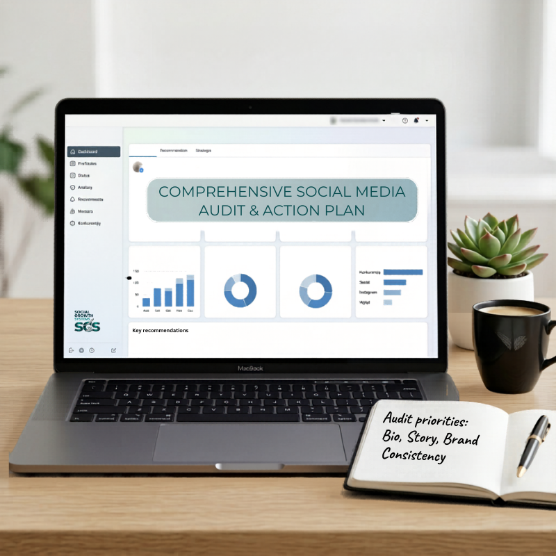 Comprehensive social media audit report
