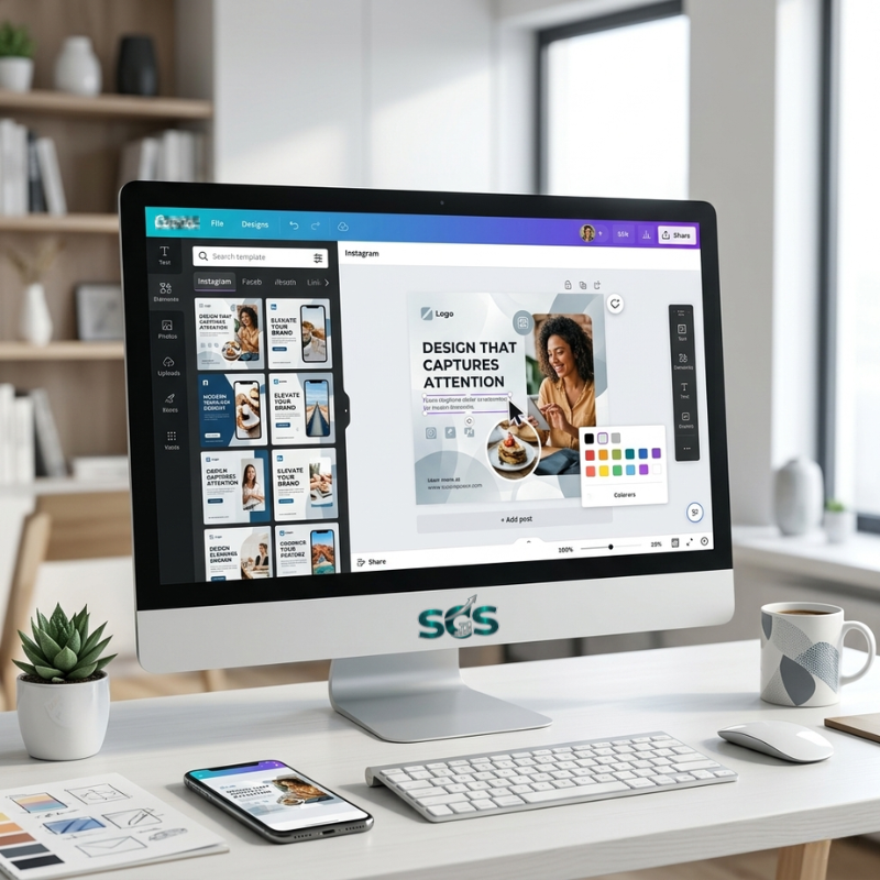 Custom static social media post design