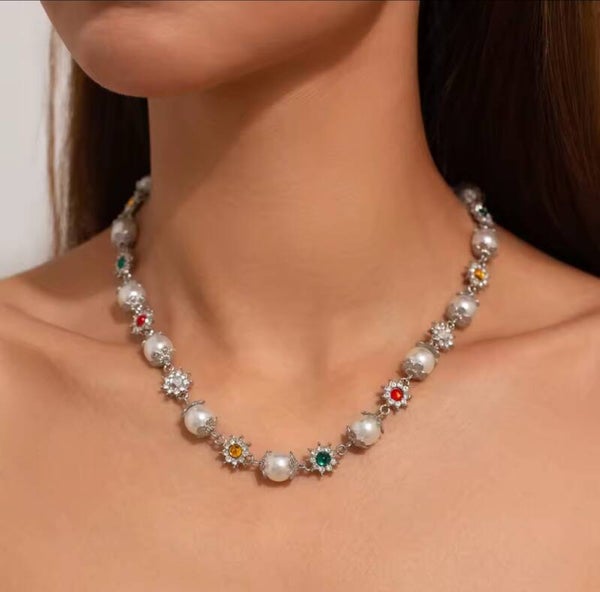 PEARL GEM NECKLACE