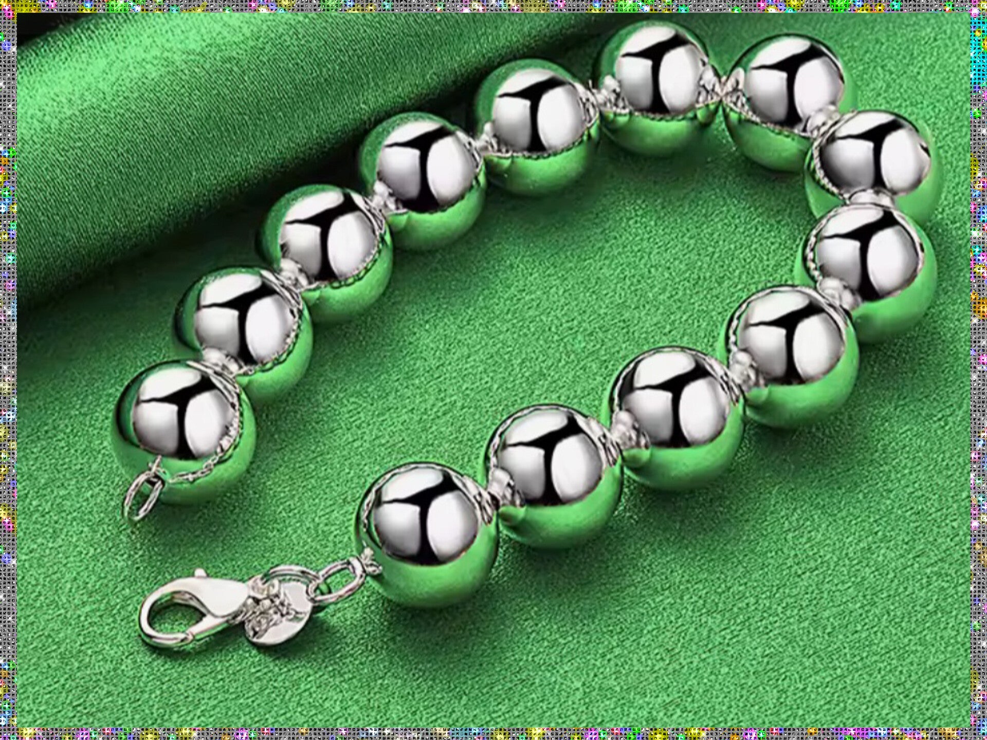 14MM BEADED BRACELET