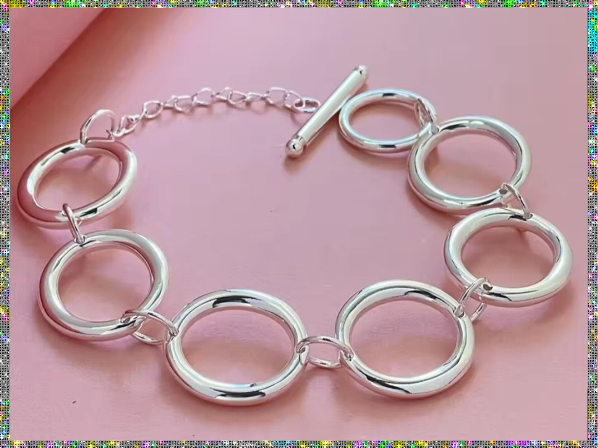 STERLING "O" BRACELET