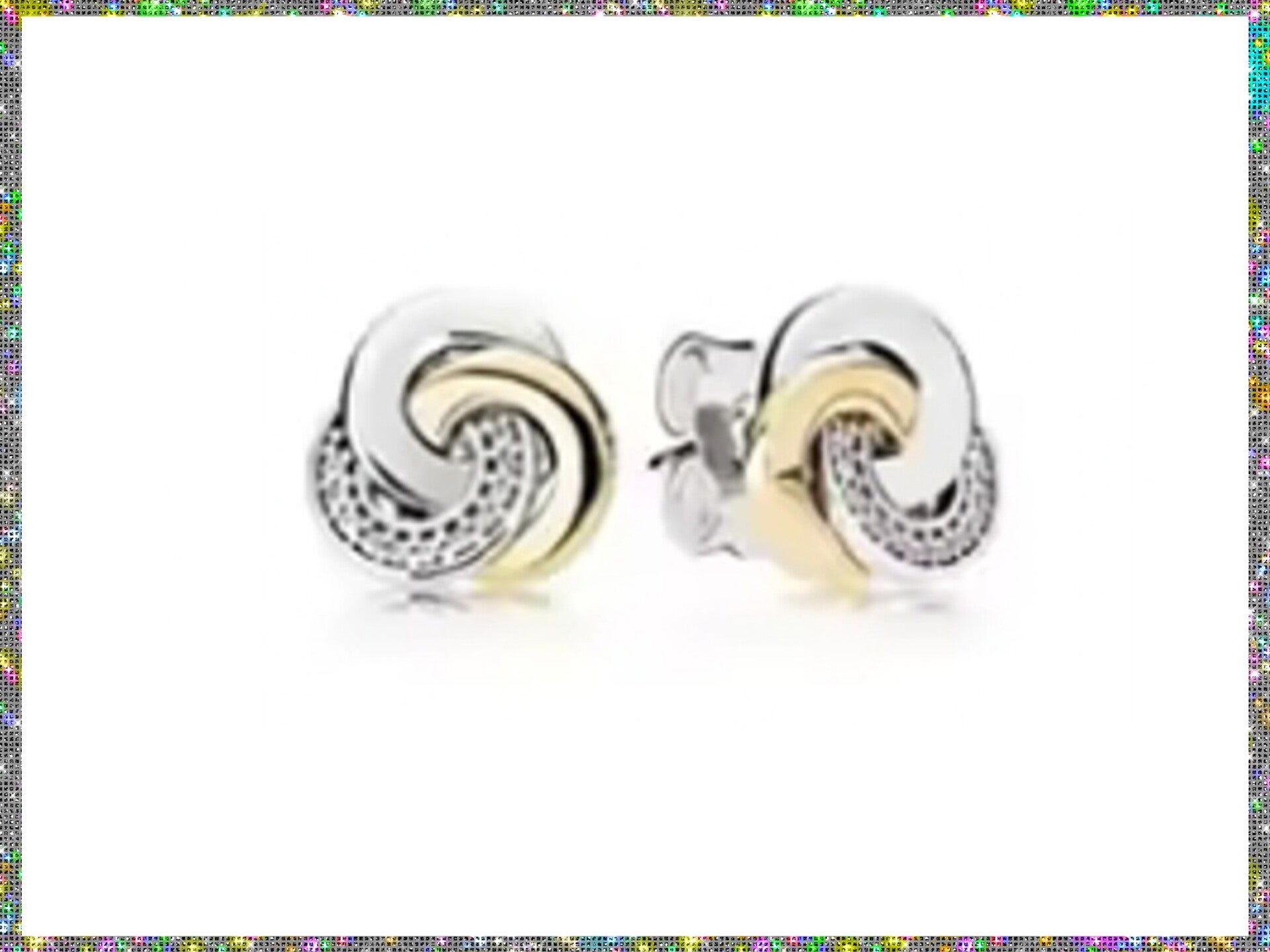 INTERLOCKED EARRINGS