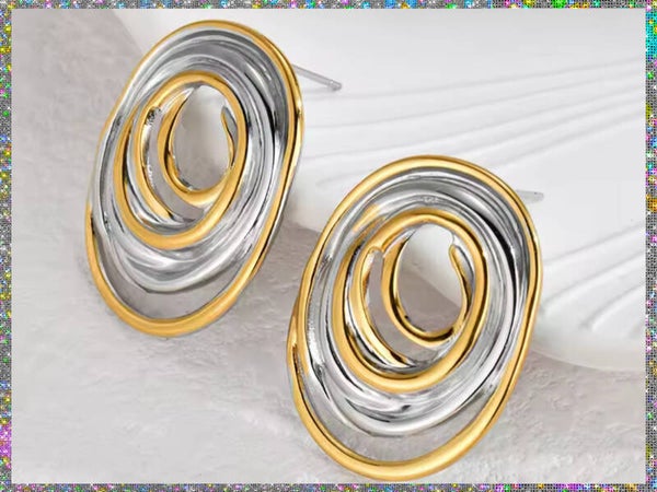 SILVER/GOLD SWIRLS