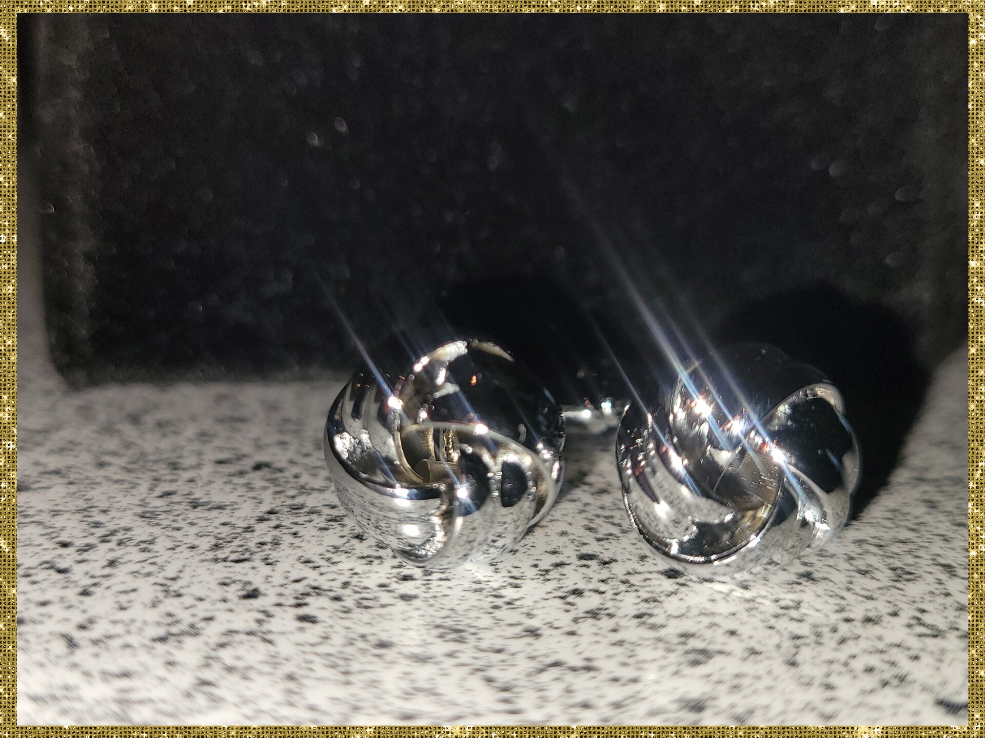 SILVER KNOTS CUFF LINKS
